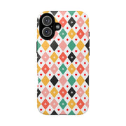 Colorful Playing Card Pattern Tough Case for iPhone