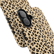 Leopard Print Tough Phone Case - Stylish Protection for Your Device