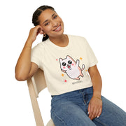 Cute Cat Graphic Unisex Softstyle T-Shirt - Perfect for Pet Lovers