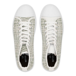 Women's High Top Sneakers - Stylish Animal Print for Everyday Wear
