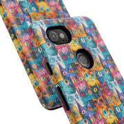Colorful Cat Google Pixel Phone Case - Tough Cases for Pet Lovers