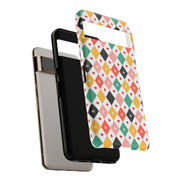 Colorful Diamond Pattern Google Pixel Phone Case - Tough Cases