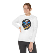 Youth Skateboarding Panda Long Sleeve Tee - Fun and Sporty Design for Active Kids