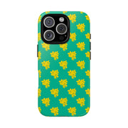 Vibrant Floral Tough Case for iPhone - Stylish Protective Cover