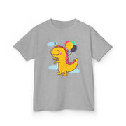 Kids Dinosaur Party Tee - Colorful Celebration Shirt for Birthday Fun