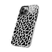Stylish Cow Print Tough Phone Case - Durable Protection for Animal Lovers