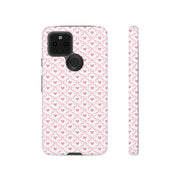 Pink Heart Pattern Google Pixel Tough Case - Stylish and Durable Phone Cover