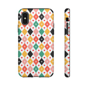 Colorful Playing Card Pattern Tough Case for iPhone