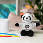 Cute Stuffed Animal with 'Love You' Tee - Perfect Gift for Kids and Beloved Ones