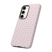 Stylish Samsung Galaxy Phone Case with Pink Ribbon Design