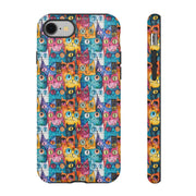 Playful Cat iPhone Case - Tough & Colorful Design