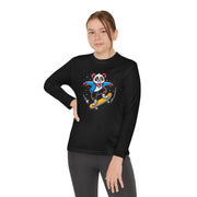 Youth Skateboarding Panda Long Sleeve Tee - Fun and Sporty Design for Active Kids