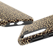 Leopard Print Tough Phone Case - Stylish & Durable Protection for Your Device