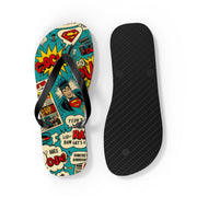 Superhero Comic Flip Flops - Fun Summer Sandals for Beach Lovers