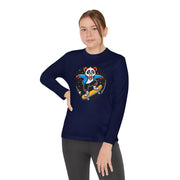 Youth Skateboarding Panda Long Sleeve Tee - Fun and Sporty Design for Active Kids