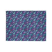 Cozy mermaid Pattern Soft Blanket – Perfect for Home Décor & Gifts