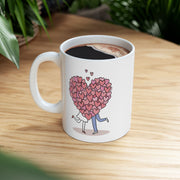 Whimsical Tree Hugger Ceramic Mug - 11oz & 15oz