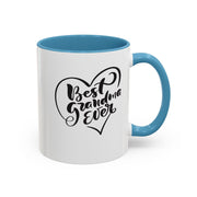 Best Grandma Ever Accent Coffee Mug - Perfect Gift for Mother's Day and Grandparent Celebrations