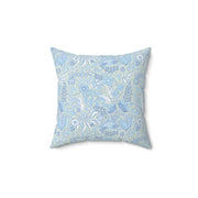 Floral Patterned Square Pillow - Cozy Home Decor Accent