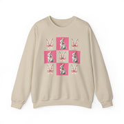 Spring Bunny Crewneck Sweatshirt | Cute Pastel Design for Easter & Everyday Comfort