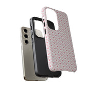 Stylish Samsung Galaxy Phone Case with Pink Ribbon Design