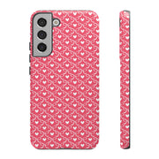 Cute Heart Pattern Samsung Galaxy Phone Case - Tough Protection for Everyday Use