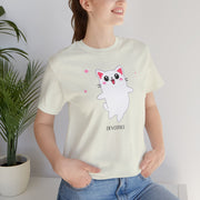 Cute Cat Devotion Unisex Short Sleeve Tee - Fun & Playful T-Shirt for Cat Lovers