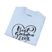 Best Grandma Ever Unisex Softstyle T-Shirt - Perfect Gift for Grandparents