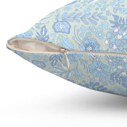 Floral Patterned Square Pillow - Cozy Home Decor Accent