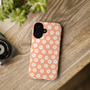 Floral Tough Phone Case with Daisy Design
