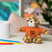 Cute Stuffed Animal with 'Love You' Tee - Perfect Gift for Kids and Beloved Ones