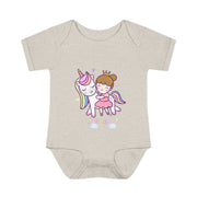 Adorable Princess Unicorn Baby Bodysuit - Cute Infant Outfit for Girls