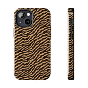 Wild Tiger Print Tough Phone Case – Durable Protection for Adventurers
