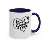 Best Grandma Ever Accent Coffee Mug - Perfect Gift for Mother's Day and Grandparent Celebrations