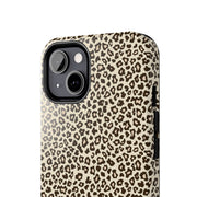 Leopard Print Tough Phone Case - Stylish & Durable Protection