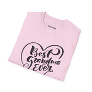 Best Grandma Ever Unisex Softstyle T-Shirt - Perfect Gift for Grandparents