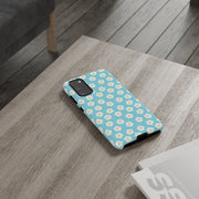 Floral Tough Samsung Galaxy Phone Case - Daisy Design for Summer Vibes