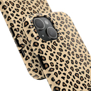 Leopard Print Tough Phone Case - Stylish Protection for Your Device