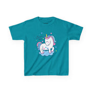 Kids Unicorn Dream Tee - Cute Heavy Cotton Shirt for Girls