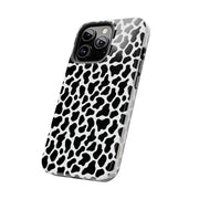 Stylish Cow Print Tough Phone Case - Durable Protection for Animal Lovers