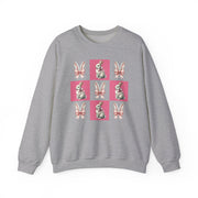 Spring Bunny Crewneck Sweatshirt | Cute Pastel Design for Easter & Everyday Comfort