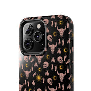 Gothic Skull Tough Phone Case - Durable Design for Alternative Style Lovers