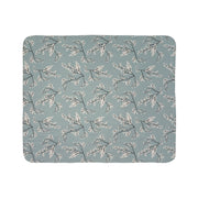 Cozy Floral Fleece Sherpa Blanket - Perfect for Home Comfort & Gift Giving