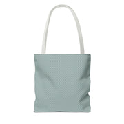 Chic Polka Dot Tote Bag - Aqua Blue Reusable Shopping Bag