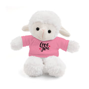 Cute Stuffed Animal with 'Love You' Tee - Perfect Gift for Kids and Beloved Ones