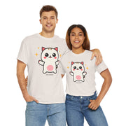 Cute Cat Printed Unisex Heavy Cotton Tee