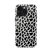Stylish Cow Print Tough Phone Case - Durable Protection for Animal Lovers