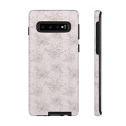 Floral Tough Samsung Galaxy Phone Case - Durable Design for Nature Lovers
