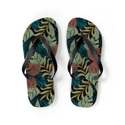 Tropical Paradise Flip Flops - Comfortable Summer Sandals for Beach Days