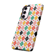 Colorful Hearts Samsung Galaxy Phone Case - Stylish Tough Cases for Everyday Protection